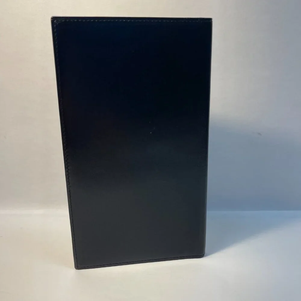 Cartier Pasha Leather Long Bifold Organizer Wallet - Black - Preowned
